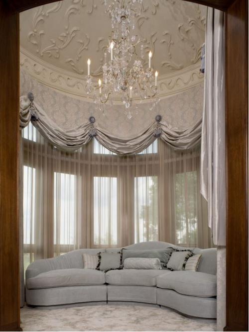 Шторы для эркерного окна 06