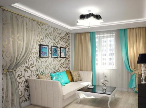 Цвет обоев для северной стороны. Обои для гостиной: выбираем идеальный вариант