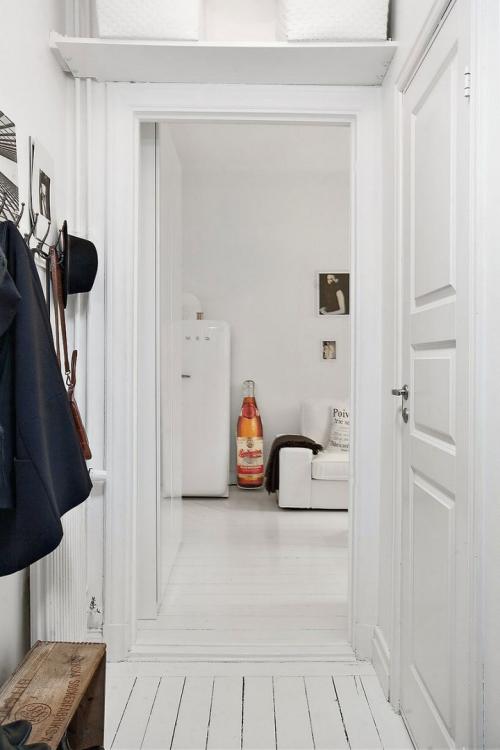 Белоснежная квартира в Стокгольме, Швеция 02