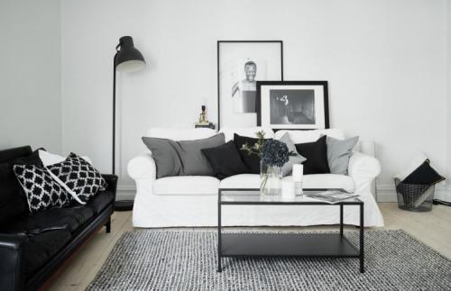 Ремонт в черно-белых тонах. Особенности черно-белой палитры