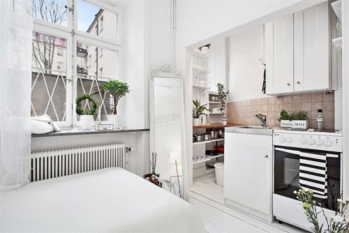 Белоснежная квартира в Стокгольме, Швеция 10