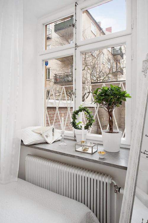 Белоснежная квартира в Стокгольме, Швеция 06