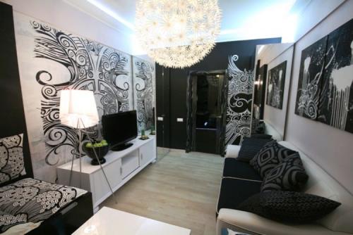 Ремонт в черно-белых тонах. Особенности черно-белой палитры