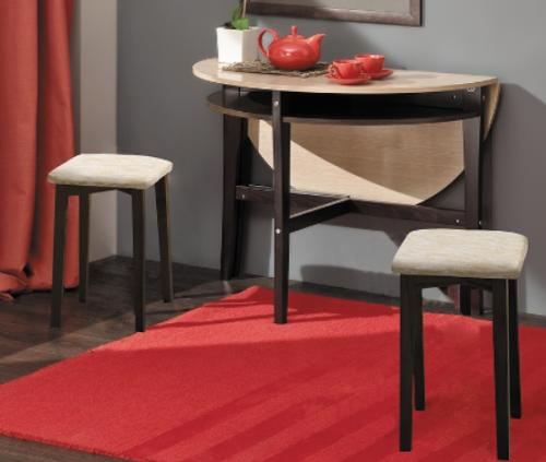 Полукруглый стол к стене. Виды