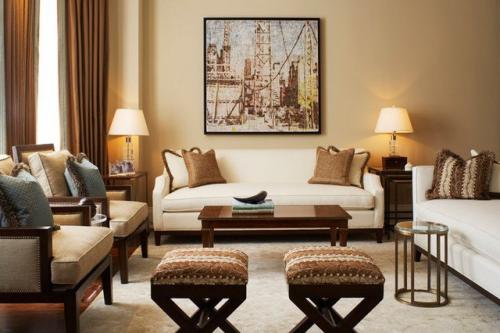 Сочетания бежевого цвета в интерьере. С какими цветами сочетается в интерьере 02