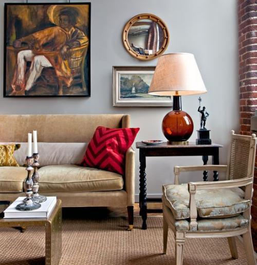 Настольные лампы с абажуром 06