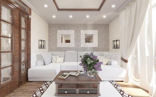 Интерьер квартиры в панельном доме. Как увеличить площадь кухни в панельном доме? 11