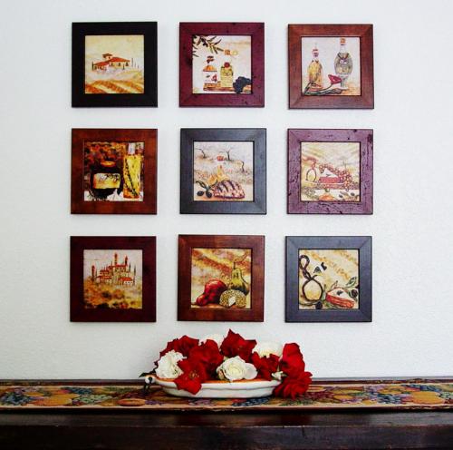 Композиция из картин на стене. 5 ошибок размещения картин на стенах