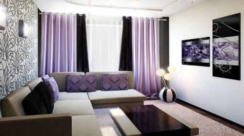 Как зрительно увеличить комнату с помощью штор. Как выбрать цвет штор для комнаты