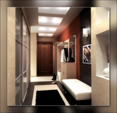 Как расширить зрительно коридор.