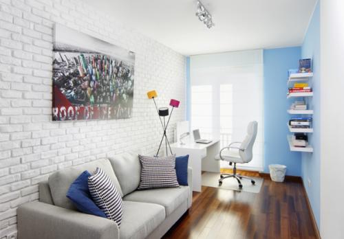 Как расширить зрительно спальню вагон. №1. Цветовая схема и отделка