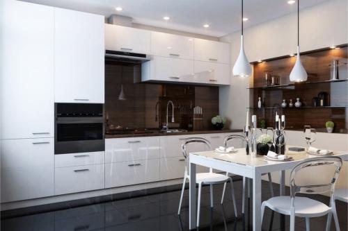 Белые стены на кухне. Белая кухня — разрушаем распространенные мифы