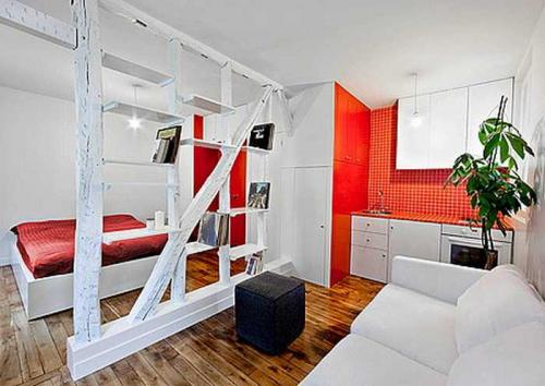 Квартира студия в стиле хай-тек. Стиль хай-тек в студии: как реализовать бюджетно? 11