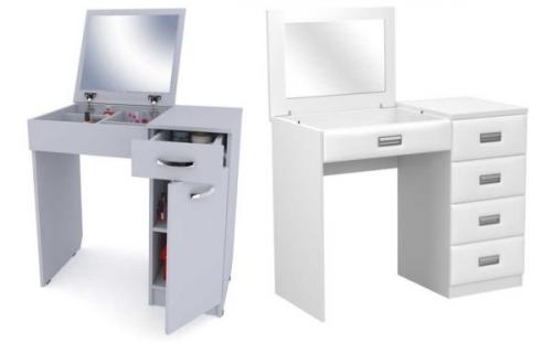 Подвесной туалетный столик. Где поставить + необычные модели для маленьких помещений