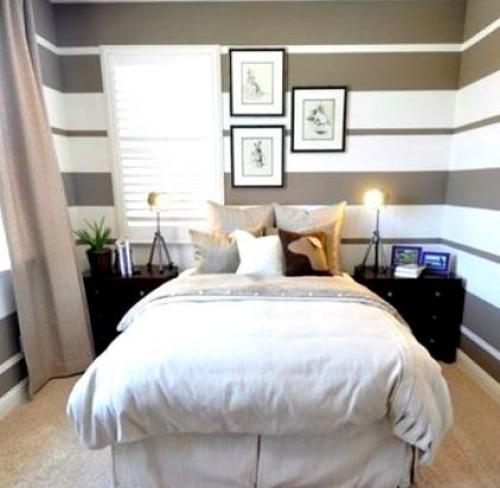 Как расширить зрительно спальню вагон. №1. Цветовая схема и отделка