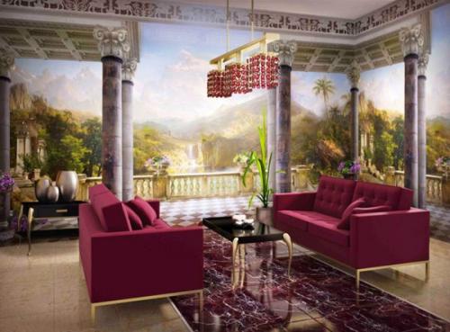 Обои графические для стен. Цифровые обои фрески на стену – выбор современного человека