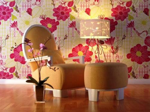 Обои с круглым рисунком. Почему стоит выбирать обои с рисунком?