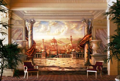 Обои графические для стен. Цифровые обои фрески на стену – выбор современного человека