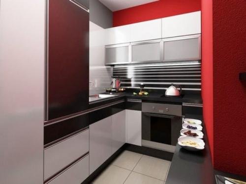 Дизайн маленькой прямоугольной кухни. Дизайн проект маленькой кухни прямоугольной формы