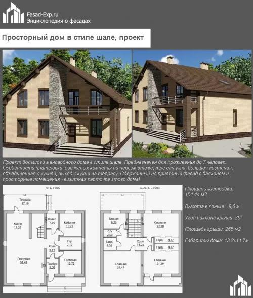 Проекты шале с панорамными окнами. Особенности стиля шале