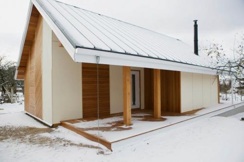 Скандинавский дом с панорамными окнами. Оформляем фасад