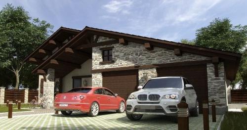 Проекты шале с панорамными окнами. Особенности стиля шале