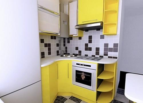 Кухонный гарнитур для маленькой кухни. Не нашли в магазине? – можно сделать на заказ.