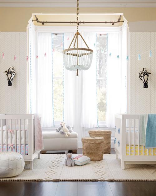 Нежные оттенки и красивые принты: детские интерьеры от Serena & Lily 16