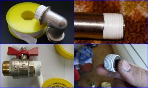 В какую сторону наматывать фум ленту. Как наматывать фум ленту на резьбу