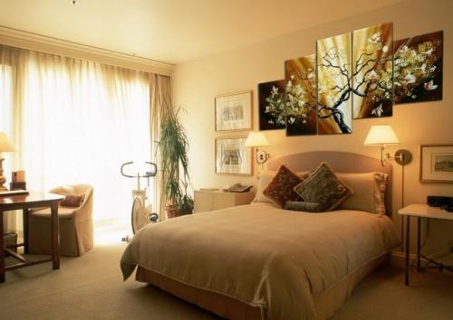 Фен-шуй спальни картины. Правила размещения картины в спальне по фен-шуй