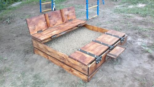 Закрытая песочница своими руками. Песочница своими руками — лучшие идеи, материалы, самые простые чертежи и схемы (80 фото)