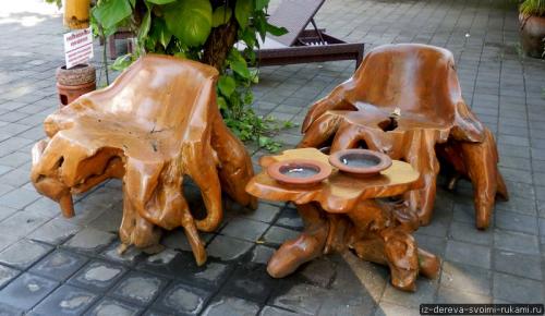 Стулья из пеньков своими руками. Мебель из пней (12 фотографий). Ход работы по созданию мебели из пня