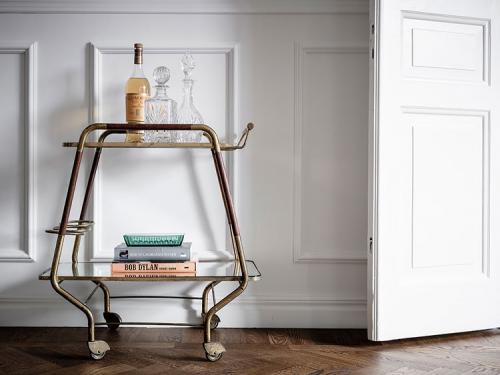 Бело-синий интерьер скандинавской квартиры (89 кв. м) 12