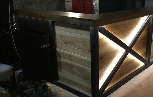 Барная стойка своими руками из дсп. Самостоятельное создание барной стойки в стиле лофт