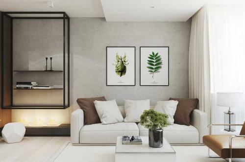 Дизайн 2 комнатной квартиры 70м2. Дизайн 2-х комнатной квартиры площадью 70 кв. метров. Фото проекта