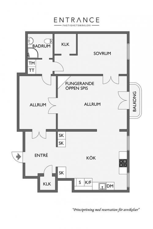 Бело-синий интерьер скандинавской квартиры (89 кв. м) 28
