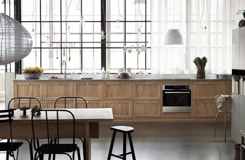 Великолепные кухни из дуба 05