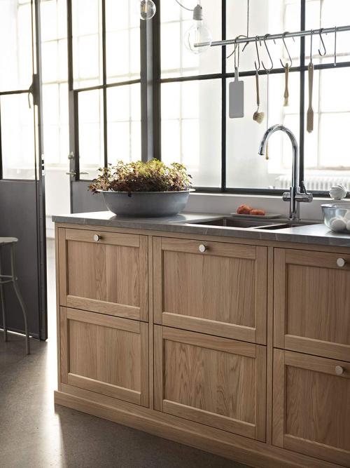 Великолепные кухни из дуба 07