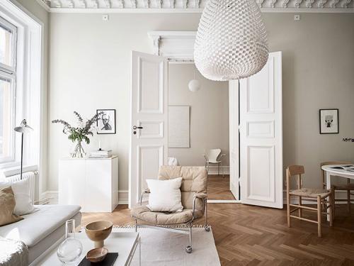 Скандинавский интерьер, который согревает (49 кв. м) 01