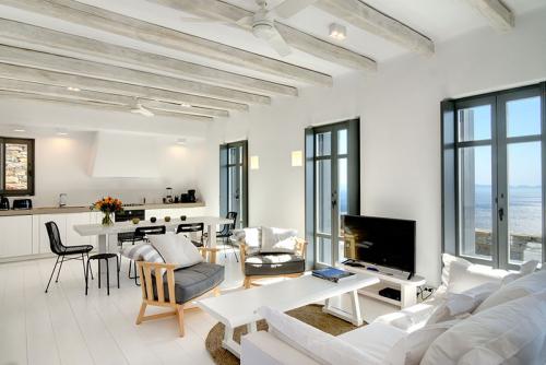 Райская вилла с видом на острове Тинос 01