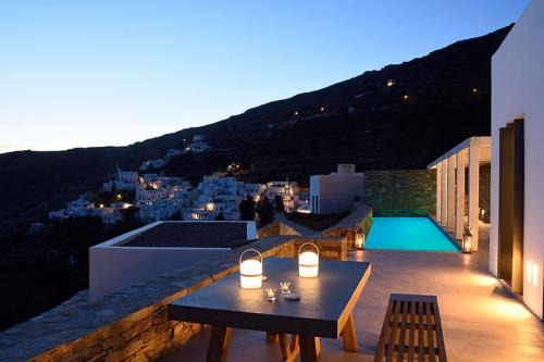 Райская вилла с видом на острове Тинос 10