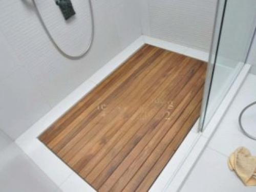 Душ без поддона в квартире. Ванная комната в стиле минимализма и современности 08