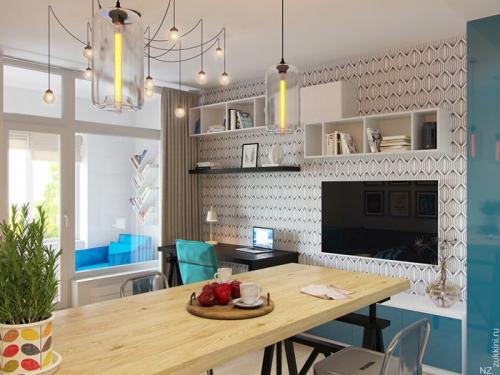 Квартира студия 29 кв м дизайн. Современный дизайнерский интерьер квартиры 29 кв. м.