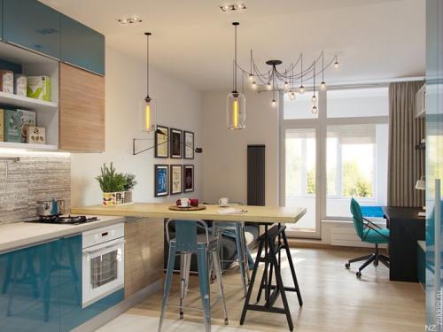 Квартира студия 29 кв м дизайн. Современный дизайнерский интерьер квартиры 29 кв. м.