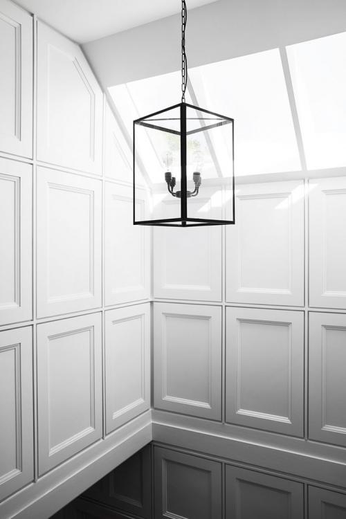 Строгий дизайн в старом доме с арками 12