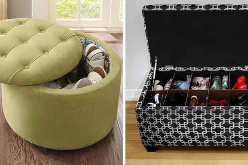 Хранение обуви в маленькой прихожей. 5 крутых идей, как хранить маленькой в прихожей больше обуви