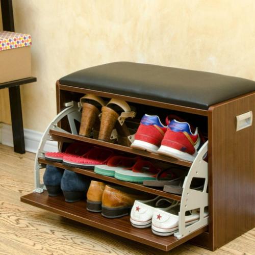 Хранение обуви в маленькой прихожей. 5 крутых идей, как хранить маленькой в прихожей больше обуви