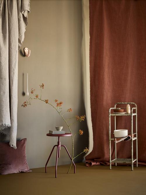 Терракотовый и другие — красивые цвета осени в интерьере 07