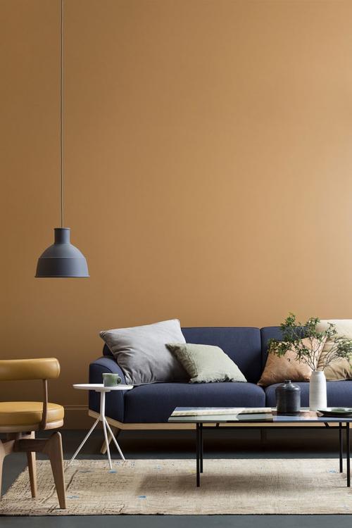 Терракотовый и другие — красивые цвета осени в интерьере 08