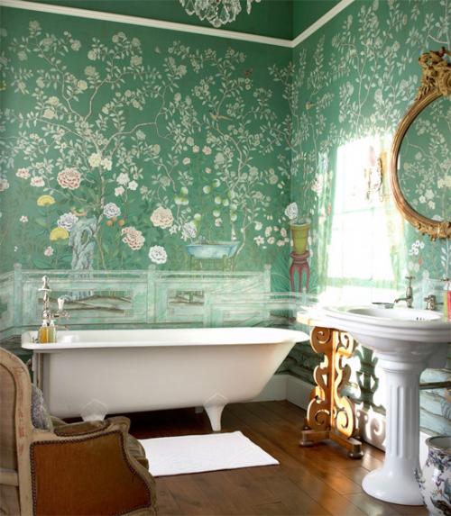 Обои в мелкий цветочек в интерьере гостиной. Особенности использования цветочного узора в отделке жилых помещений